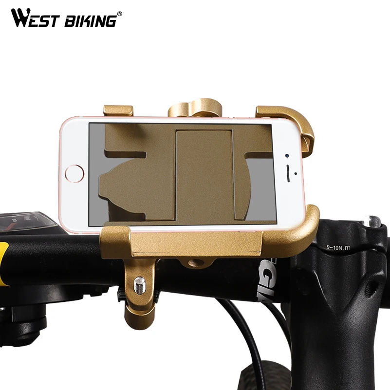 WEST BIKING Универсальный держатель для телефона велосипеда противоскользящие