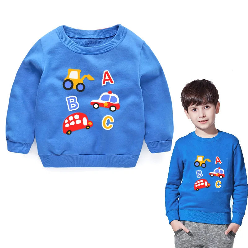 2018 Boy sweatshirts baby Boys hoodies Summer Autumn Spring Winter cars