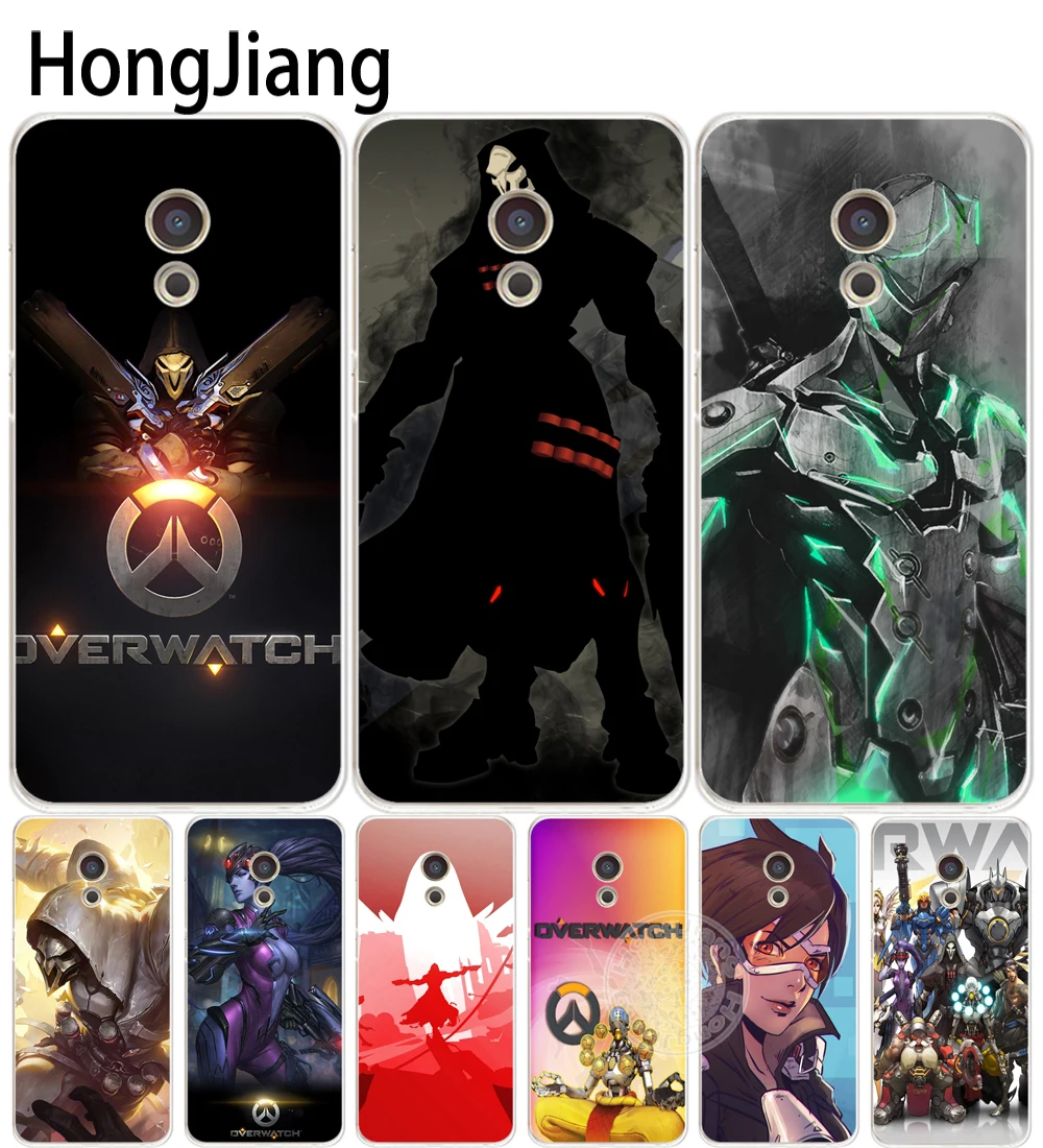 

HAMEINUO overwatch Cover phone Case for Meizu M5 M5S M6 M2 M3 M3S MX4 MX5 MX6 PRO 6 5 U10 U20 note plus