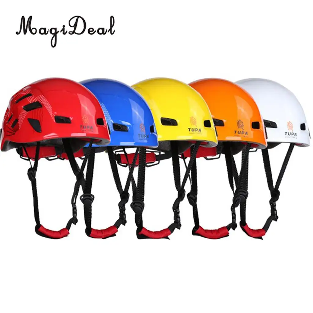 MagiDeal Outdoor Mountaineering Helmet Safety Climbing Rappelling Protect Gear for Kayaking Canoeing Boating Rafting Protection