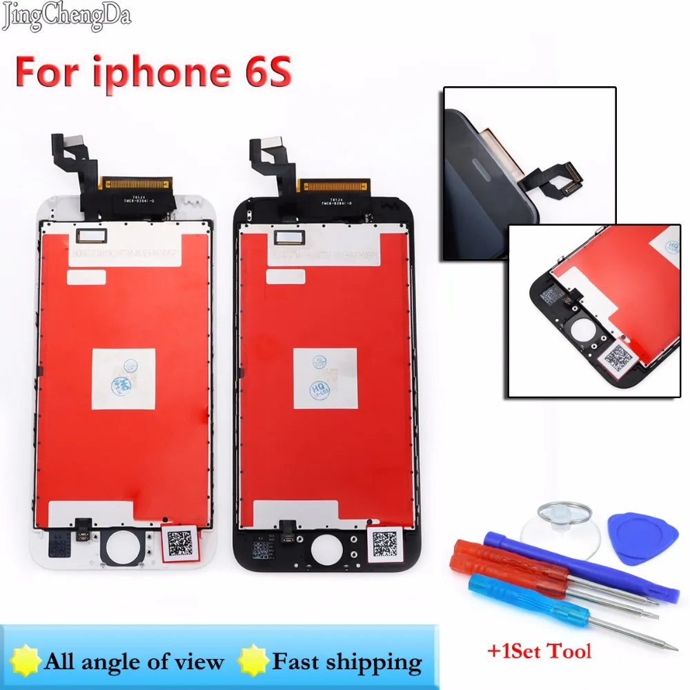 

JCD 1PCS For iPhone 6S LCD Display Touch Screen Assembly Replacement 4.7 inch ecran For iPhone 6S LCD