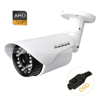 

AHD 1.0MP 720P HD CCTV Bullet Security Camera Outdoor 24IR 3.6mm Lens OSD