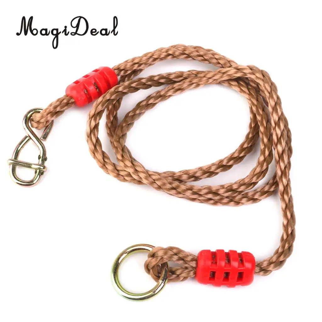 High Quality 1Pair PE Adjustable Swing for Rope Tree Swing Beam Swing Kids Children Adult Playground Accessory