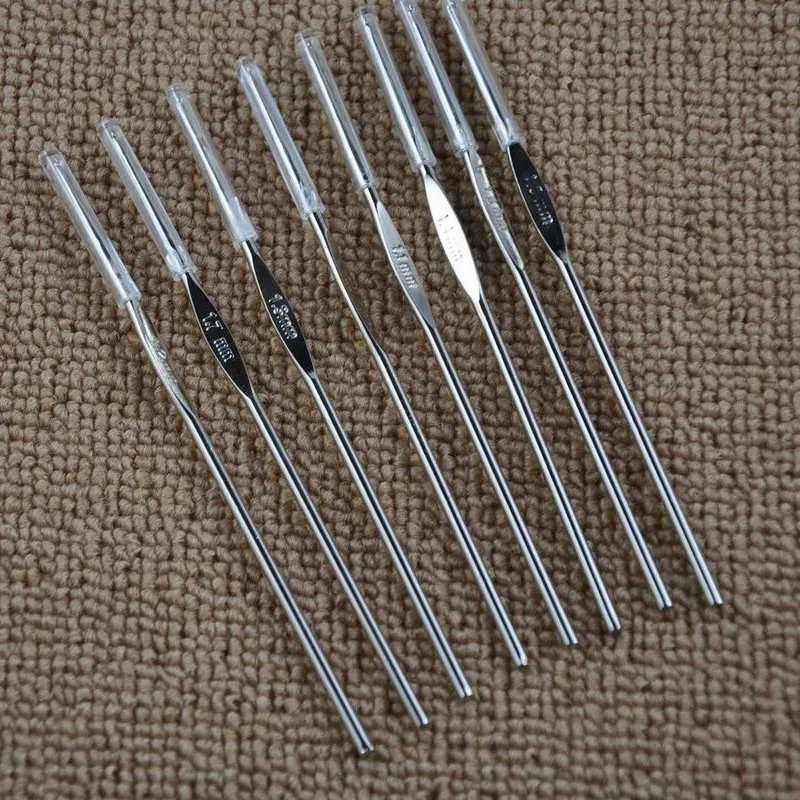 

8pcs/set 1.0MM-1.7MM steel Crochet Hook Weave Craft Tool Small Single Head for DIY Decorated