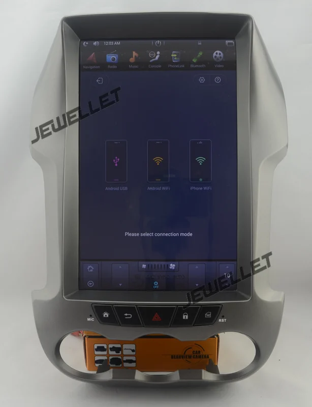 12," tesla стиль вертикальный экран android 9,0 шесть ядер автомобиля gps Радио Навигация для ford Ranger F250 2011