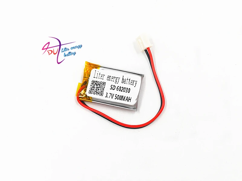 XHR 2P 2 54 500mAh 602030 3 7 V литий полимерный аккумулятор Bluetooth MP3 беспроводной