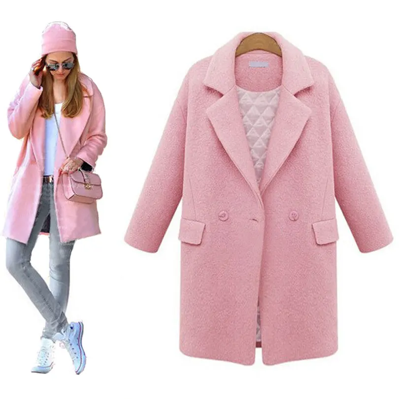 Popular Coat Pink Wool-Buy Cheap Coat Pink Wool lots from China ...