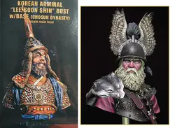 Сборка Неокрашенная масштабная 1/10 воин Hallstatt 6 век и солдат бюст фигура история смолы модель миниатюрный комплект