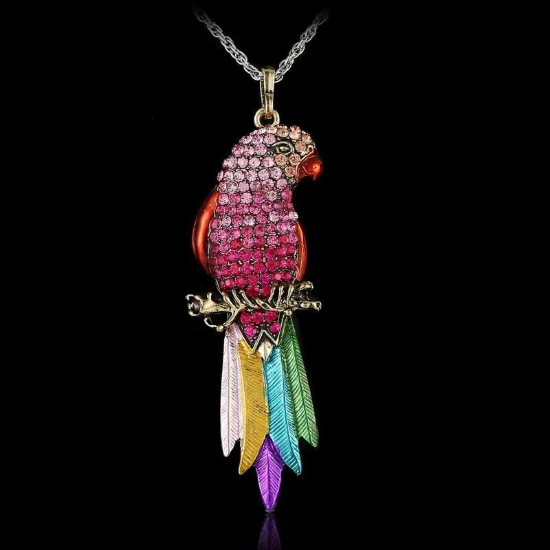 Vintage-Long-Jewelry-Fashion-Sweater-Necklace-2016-Bird-Exquisite-Colourful-Enamel-Crystal-Animal-Parrot-Pendant-Necklaces (1)