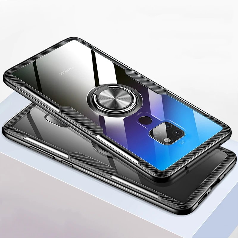 Магнитный чехол для телефона Huawei P20 P30 Mate 9 10 20 Pro Lite из закаленного стекла Honor Play 7X 8X