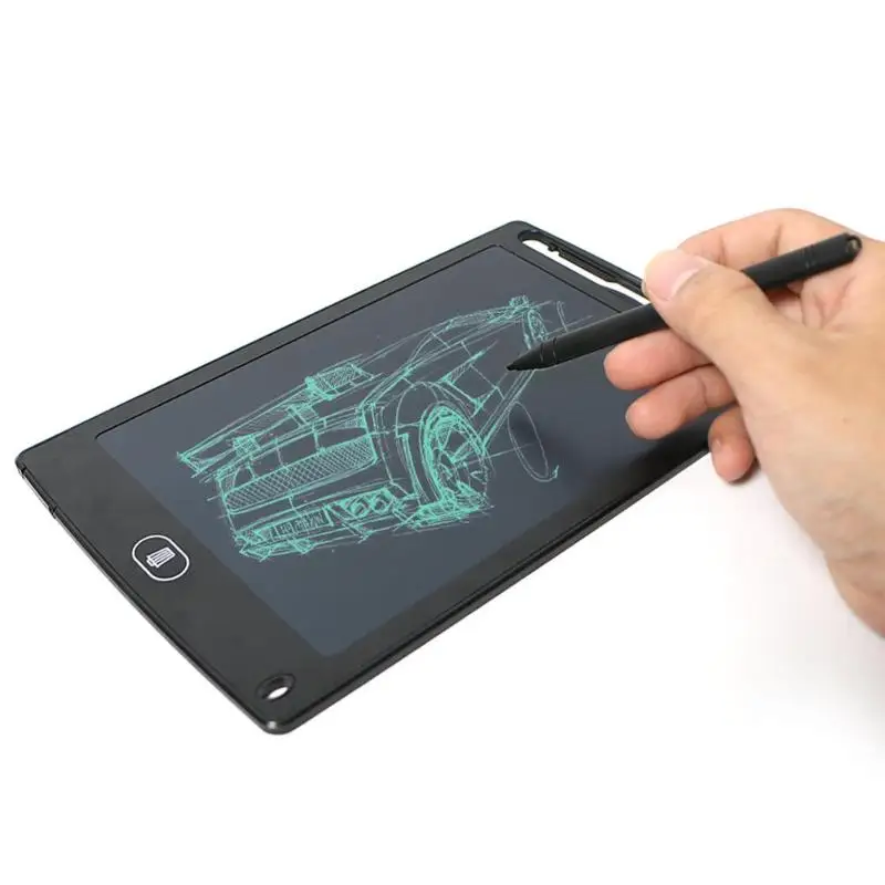 8,5 дюймовый портативный ЖК-планшет электронный блокнот для рисования графический планшет с стилусом аккумулятор черный