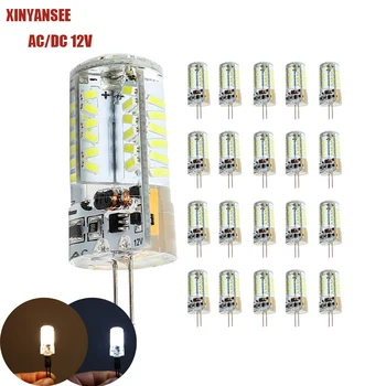 

20x G4 LED 4W AC/DC 12V Led Lamp LED Bulb 3014SMD 57LED lamp 360 Beam Angle LED spot light warranty Crystal lamp light