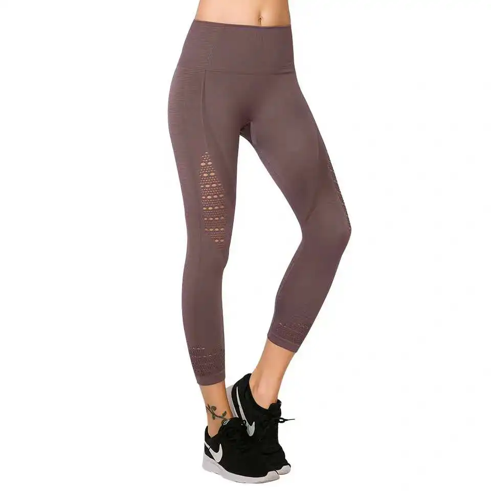 

2019 vital seamless leggings yoga pants high waist push up training running tights sport gym fitness calf length pants