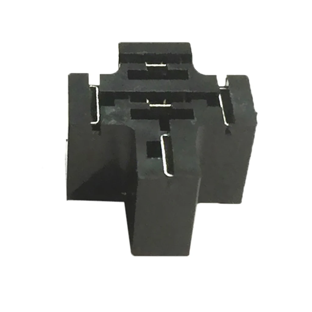  Automotive Car Auto 40A 5 Pin SPDT Relay Socket Connector Adaptor PCB Board Mount Base Holder with 6.3mm Terminals