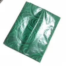 Австрия Хлопчатобумажная Ткань 5 ярдов хорошее качество ручной работы Ghalila Базен Riche жаккард морская парча африканская одежда ASOEBI Базен