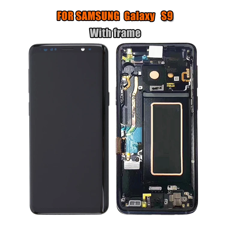 

For Samsung s9 g960 LCD Display Digitizer Touch Screen With Frame Assembly 100% Original Super AMOLED Replacement