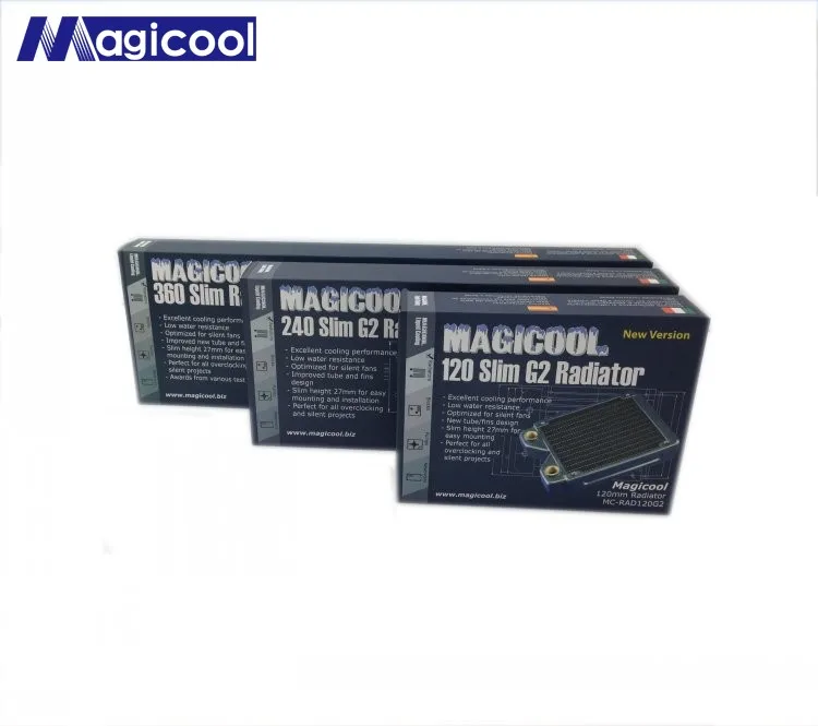 

MAGCOOL White120/240/360mm watercooling radiator for 12cm fan computer heatsink cooler master 27MM thickness