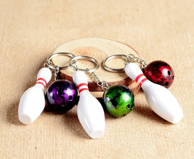 Special Price 10Pcs Cute bowling Keychain Sports Car Key Chain Key Ring Gift For Man EE14 Special Price 10Pcs Cute bowling Keychain Sports Car Key Chain Key Ring Gift For Man EE14