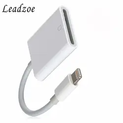 Устройство для чтения карт памяти Leadzoe lightning SD Card Reader совместимый OTG кабель для передачи данных комплект цифровой камеры для iOS 9,2-11 iPad Apple Needn't