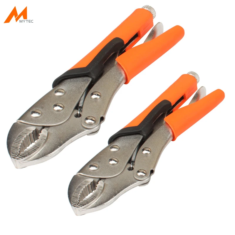 7" 10" Vise Grip Locking Pliers Rubber Grip Curved Jaw Fast Release