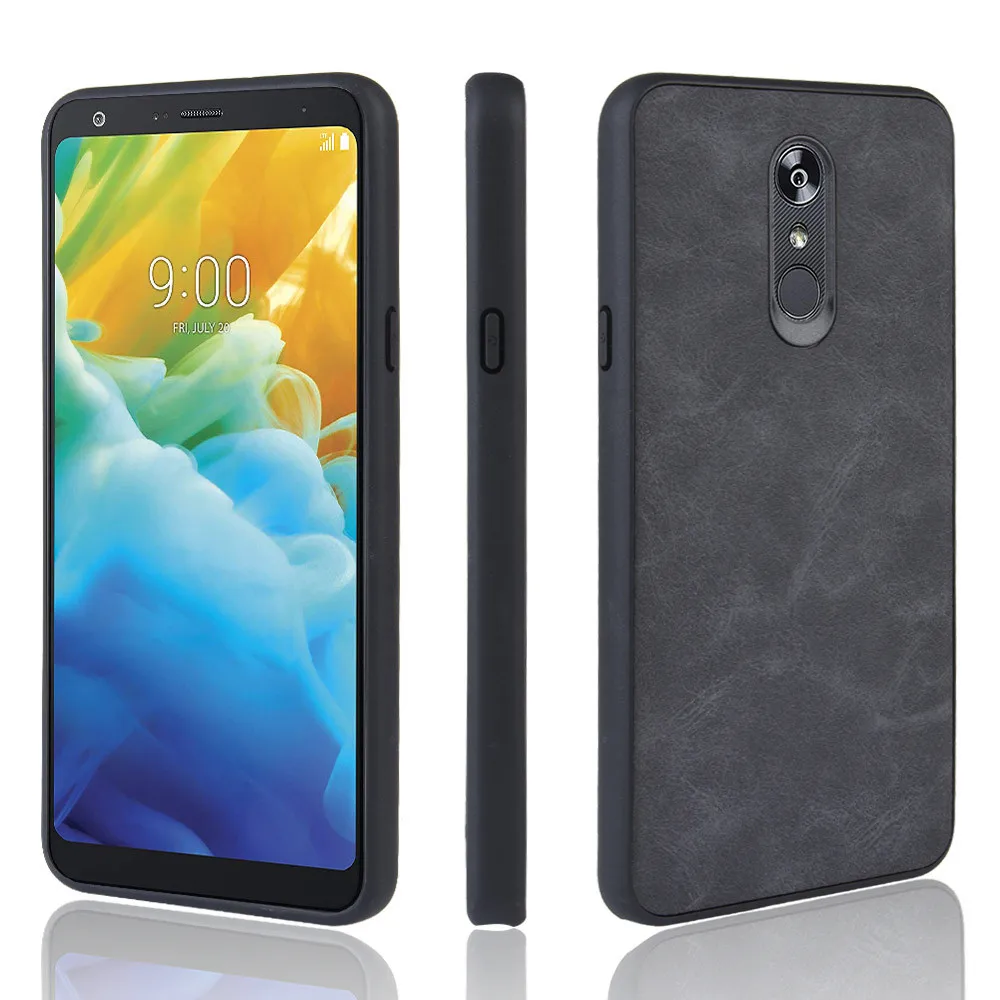 Download For LG Stylo 5 Case Luxury PU Leather Hard Back Cover ...