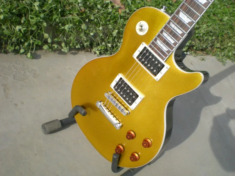 

Free shipping! custom slsh goldtop electric guitar guitarra stdard guitar chinese electric guitars