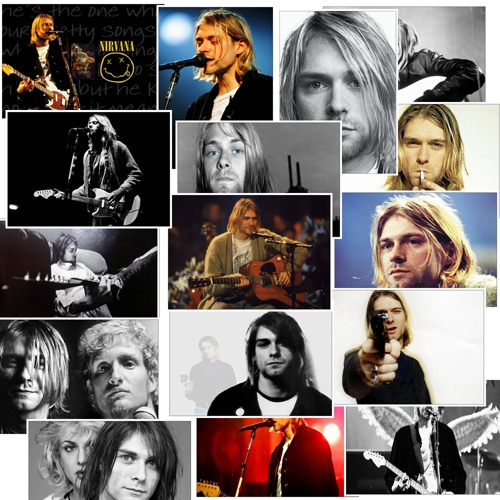 25 шт. стикеры Kurt Cobain музыкальная наклейка набор для багажа Дорожный Чехол