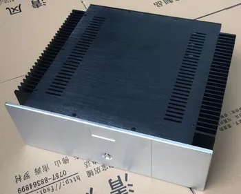 

B-008 CNC All Aluminum Cabinet Chassis Case Box Cabinet for DIY Audio Power Amplifier 430mm*150mm*373mm 430*150*373mm