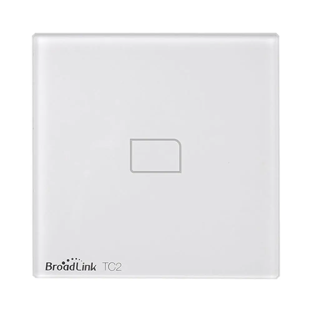 Goedkoop Broadlink TC2 1 2 3 Gang Eu Standaard 2019New Lichtschakelaar Modern Design Wit Touch Panel Wifi draadloze Smart Controle Via Rm Pro