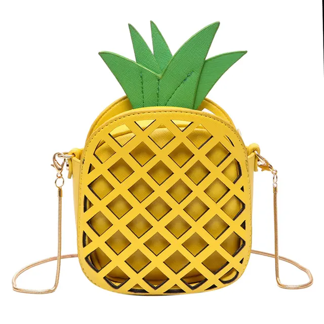Bandoulière Messenger Mini Couleur Chaîne Ananas Belle Pu Cuir Main Sacs Femmes À Épaule Sac Forme Hit Femme Fruit 7fmIyY6vbg