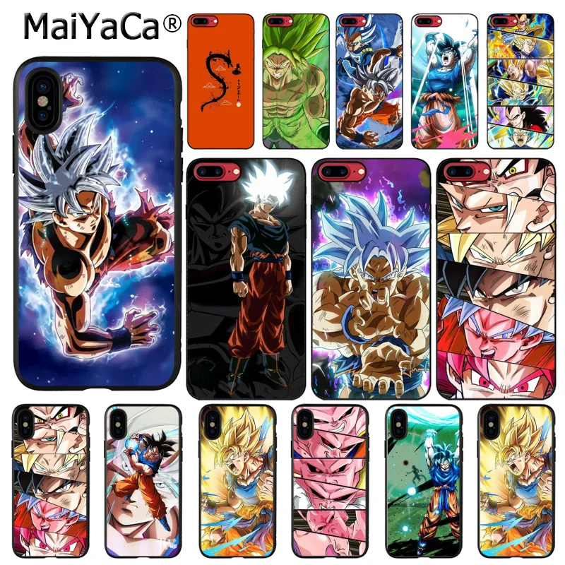 MaiYaCa Dragon Ball Z Super DBZ Goku Модный чехол для телефона iphone 11 Pro 11Pro MAX 8 7 6S Plus 5 5S SE XR X XS MAX 10 Coque