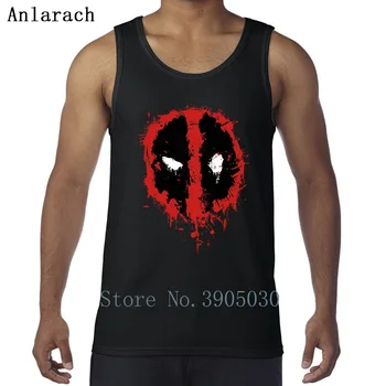 

Deadpool Splatter Icon Baseballs Vests Slogan Good Quality Summer Tank Tops For Men Creature Sportswear Bodybuilding