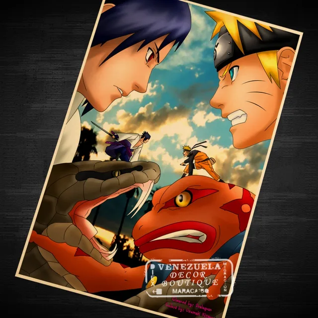 Naruto y Sasuke showdown Ninja World massashi Kishimoto Naruto Series