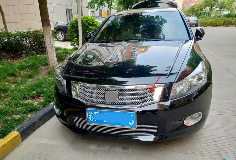 1 шт. решетка для переднего бампера Honda Accord 2008 2010 из нержавеющей стали|Гоночные