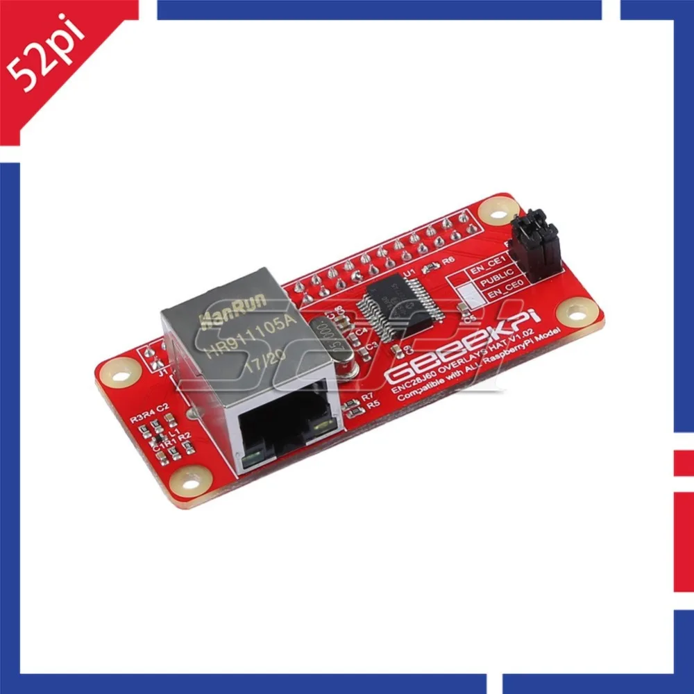 

52Pi Enc28j60 Network Adapter Module for Raspberry Pi Zero