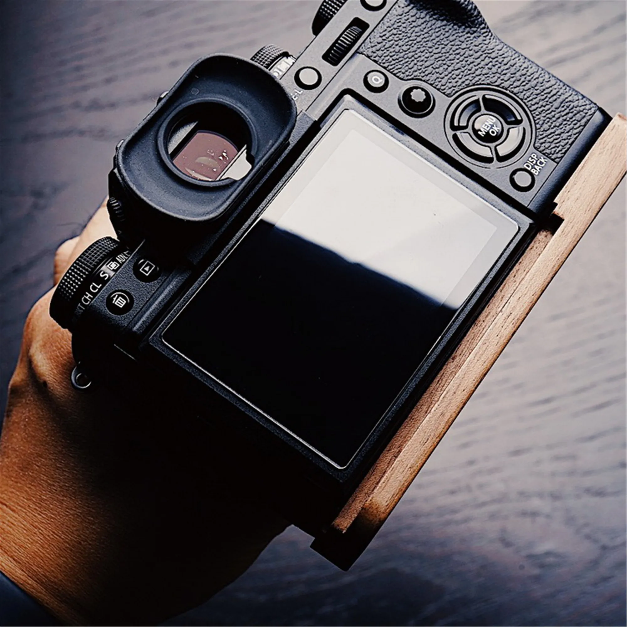 Деревянная ручка для подставки из орехового дерева FUJI XT30 FUJIFILM X T30|Моноподы| |