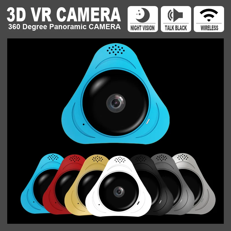 HD-960P 360 Degree UFO ip Camera 3D Panoramic 10m Night Vision Fisheye Wireless Wifi Camera Smart Video Surveillance Camera