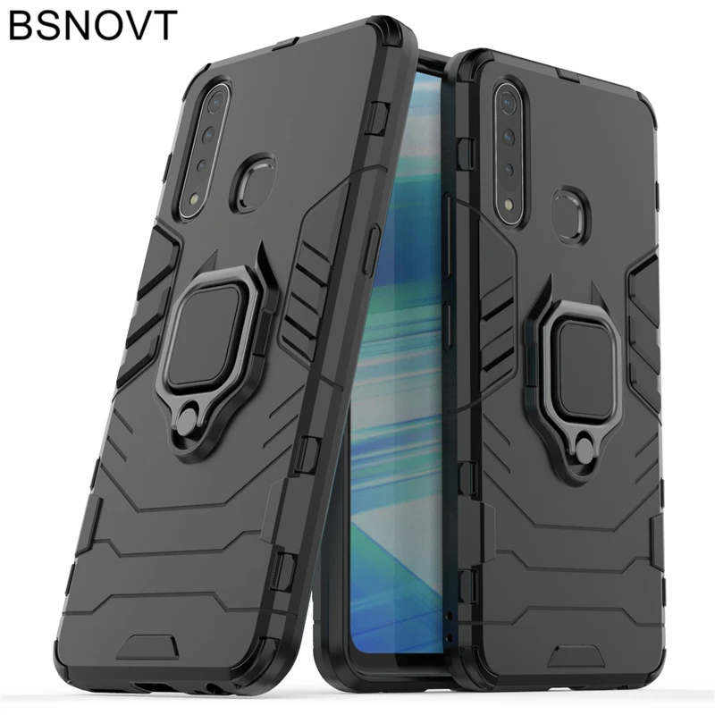 

For Cover VIVO Z1 Pro Case Magnetic Finger Ring Holder Armor Anti-knock Bumper Case For VIVO Z5x Cover For VIVO Z5x Case BSNOVT