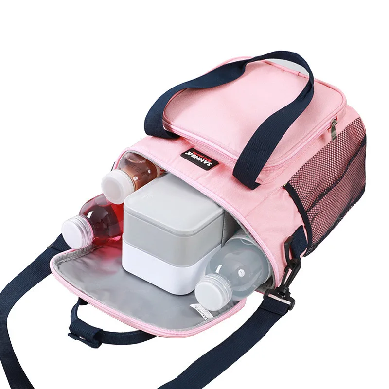 Новая многофункциональная сумка для пикника с грелкой для рук, сумка для ланча с холодным льдом, сумка для еды для матери, Ланч-бокс