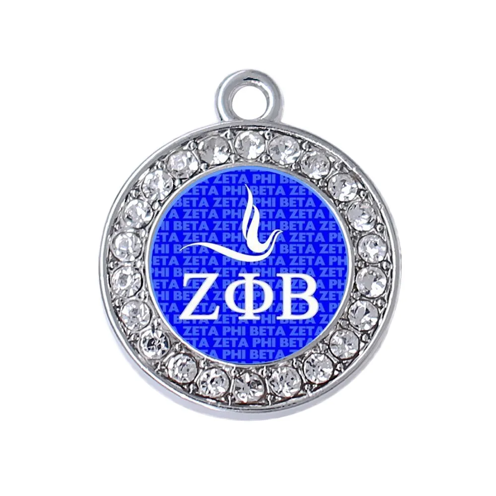 Greek letter zpb jewelry sticker zeta phi beta sorority