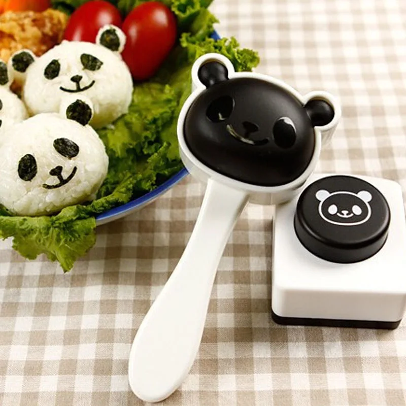 1pc korean Lovely Panda Shape Mold Nori Punch DIY Sushi Maker Rice Ball Mould kitchen tool