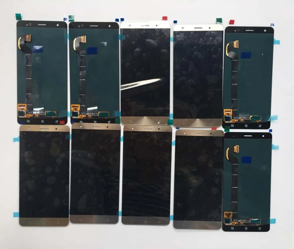 

Original LCD Gold Blue gray For ASUS Zenfone 3 Deluxe ZS570KL Z016D Full LCD Display Touch Screen Digitizer Assembly 1pc Z016S