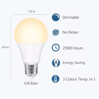 

RF LED Bulb to work with Remote Control (Not including Remote)