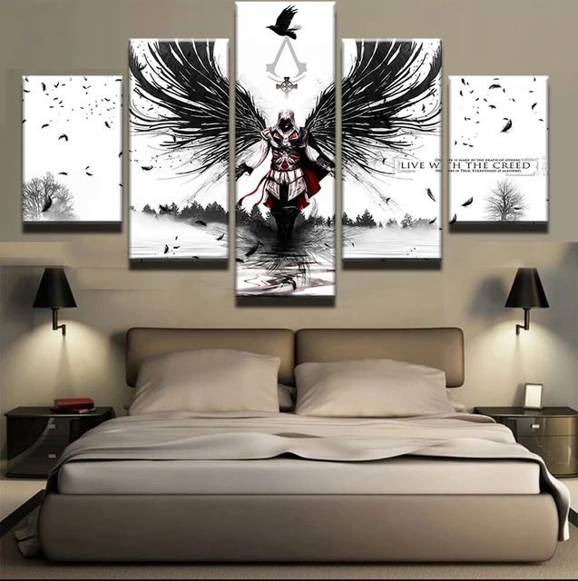5 Panels Modular Picture Ins Creed Canvas Painting Wall Art Prints Home Decor Poster For Living Decoration In 5 Panels Modular Picture Ins Creed Canvas Painting Wall Art Prints Home Decor Poster