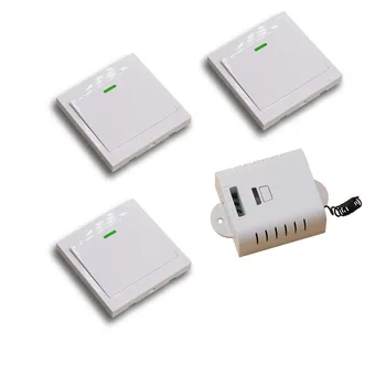 

AC85V 110V 220V 250V 1CH Remote Switch Receiver Smart Home Panel Wireless Wall Transmitter Remote Relay Receiver Learning Code
