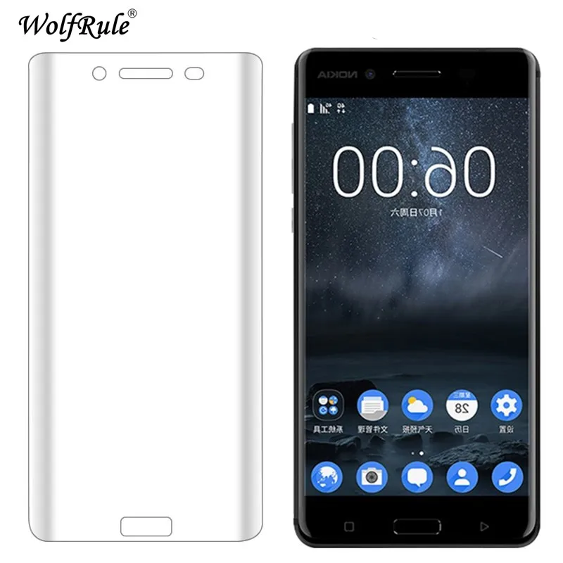 2pcs Full Cover Screen Protector Film For Nokia 6 Soft TPU Film For