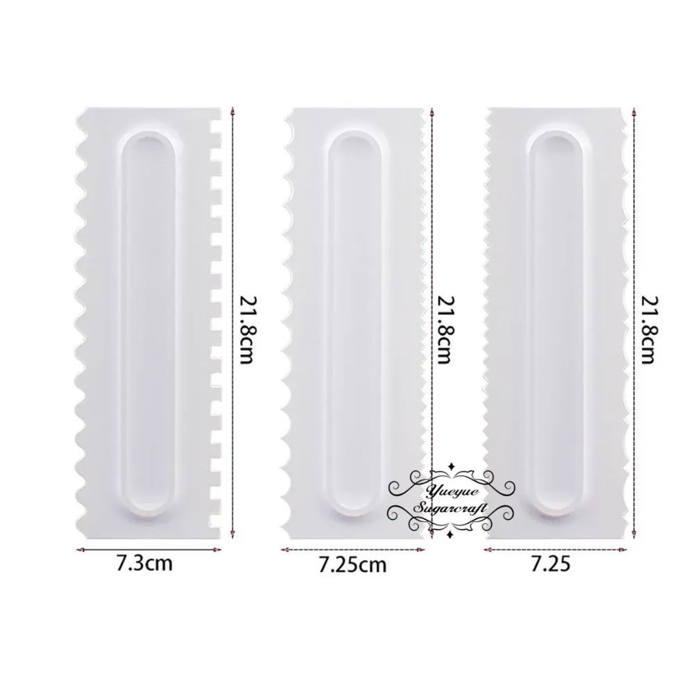 Yueyue Sugarcraft скребок для торта/более гладкие инструменты для украшения тортов из мастики пластиковые инструменты для торта
