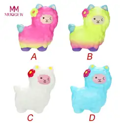 MUQGEW животное гигантский squishy Squishies Poopsi очаровательны Llamas медленный рост фрукты Ароматические Squeeze снятие стресса игрушки в кляпах игрушки