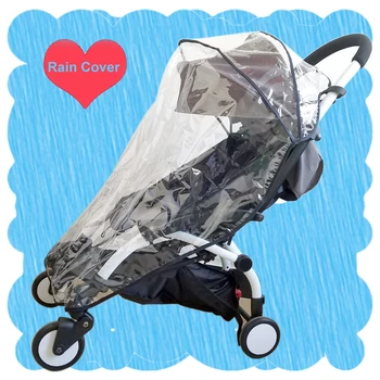 

Compatible Rain Cover Weather Shield Plastic Clear Netting for Babyzen YOYO + Plus Stroller