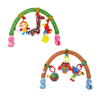 

New 2017 Baby cribs Rattle babyplay Mobile Cot Bell Music Multifunctional Plush Toy Arm Bab Bed Hanging Rattle Toys Newborn Gift
